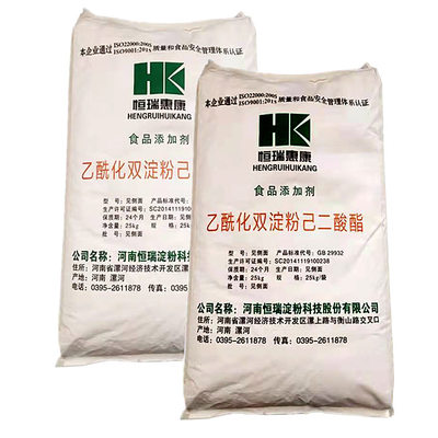 恒瑞惠康乙酰化雙淀粉己二酸酯、淀粉磷酸酯及木薯變性淀粉的應用與特性